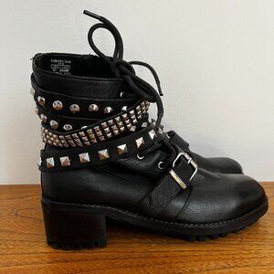 Zara - Black Leather Boots